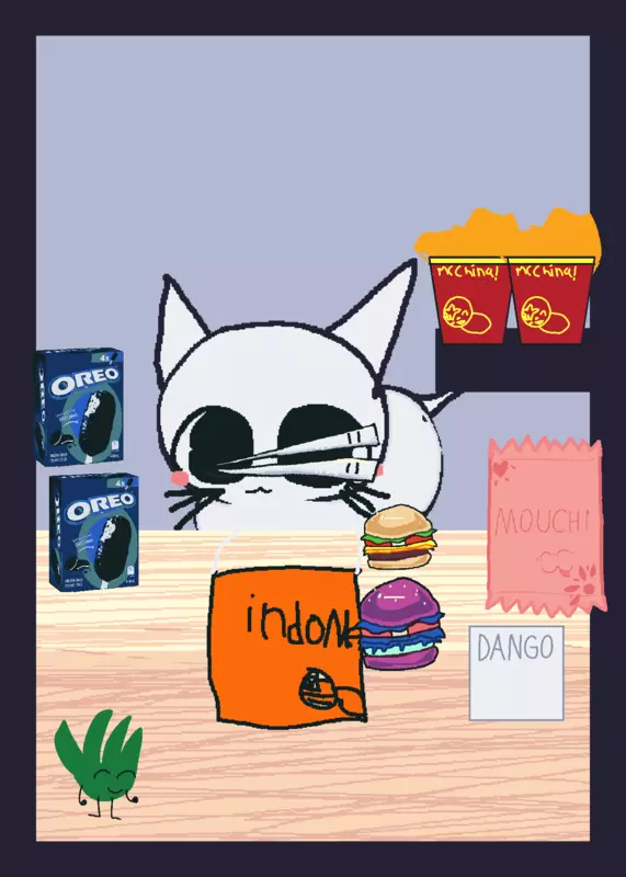 Cat Feeding by @zarazaki_cat673_LOLL
