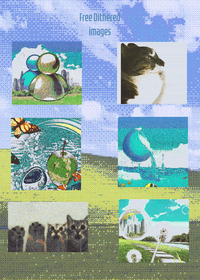 Free dithered images
