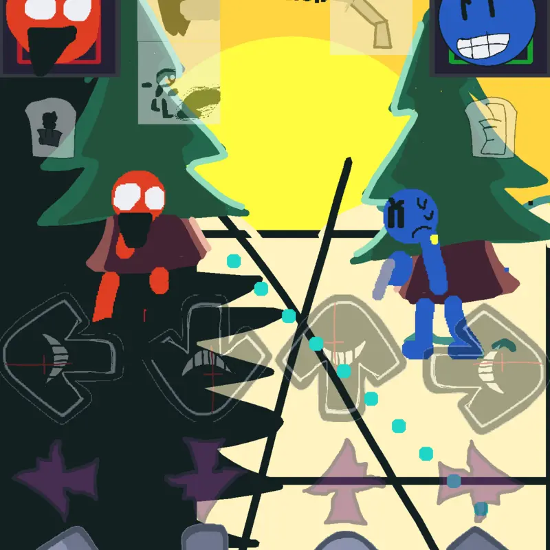 Bule police  vs corrupted red by @faneer