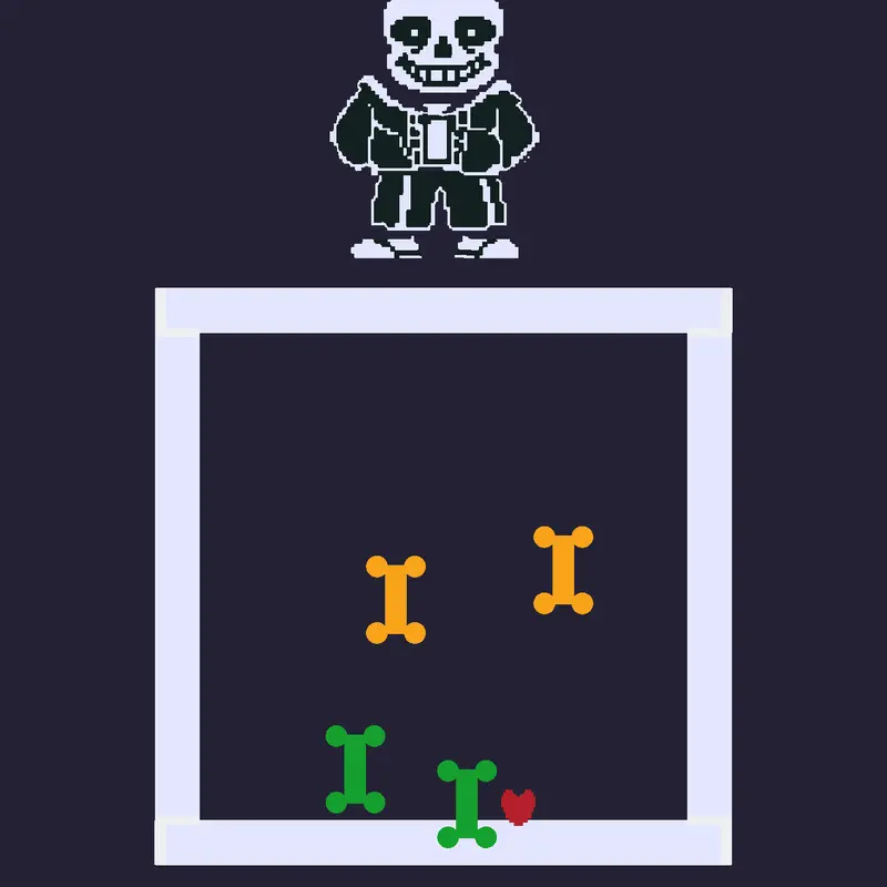 AI vs Undertale Engine Battle by @Microwardthedog