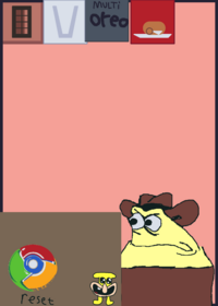 Feed the vigilante from pizza tower