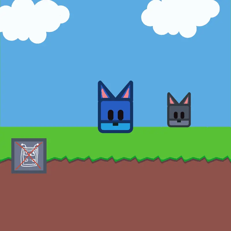 Blue Wolf cube by @blue_wolf2