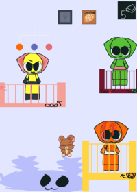 Emoji cat 💗🟡✅ 🧡🟠❌ 💚🟢❌?
