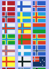 Flag band: Nordic Crosses