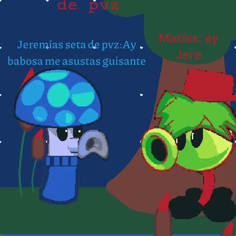 Yo hablando con Matías #pvz #qna #pvz2 by @macaco-Alfonso2026