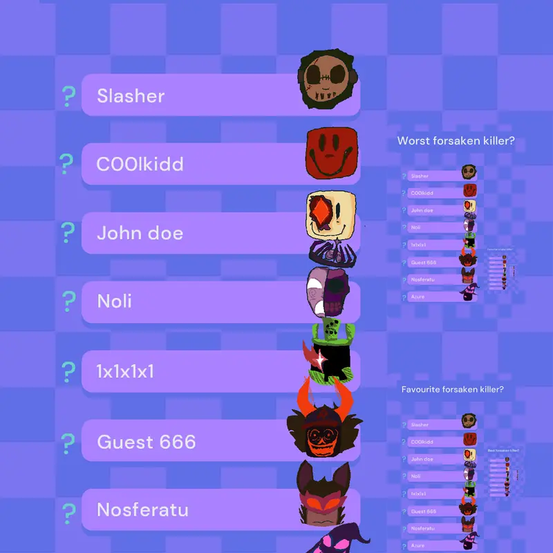 Best forsaken killer? by @hollywoodhehe