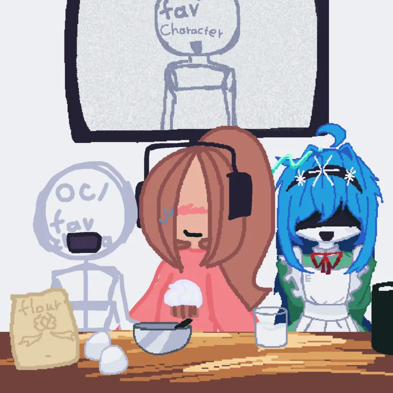 fake collab by @just_a_cute_emoji