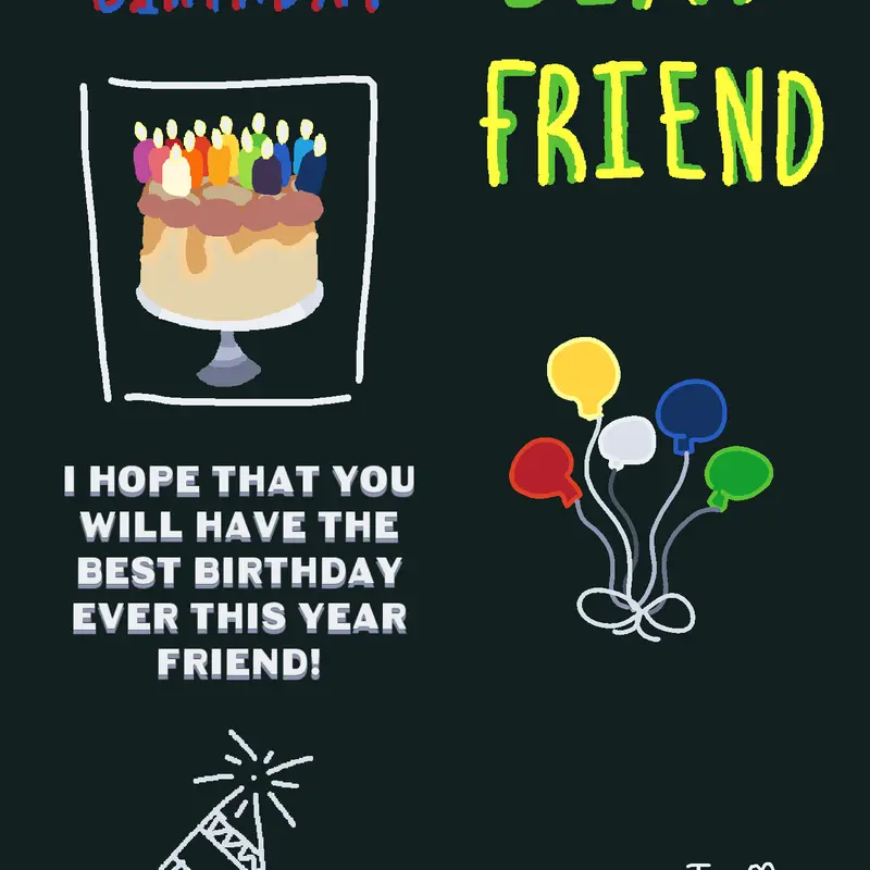 happy birthday 🎈 by @QuailDoRe