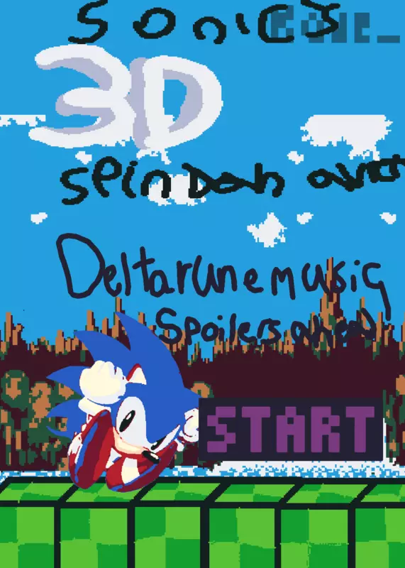 Sonic's 3d spin dash adventure by @KurtPhillip