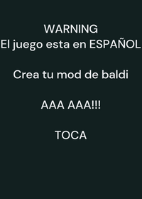 Una plantilla de baldi