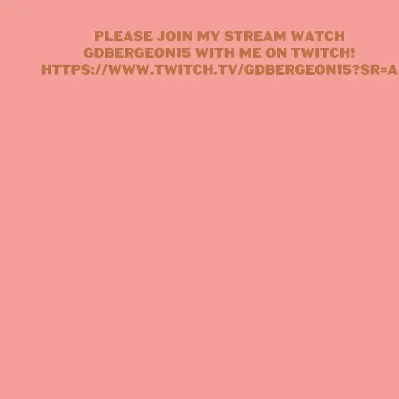 Watch gdbergeon15 with me on Twitch! htt by @Dbergeon15