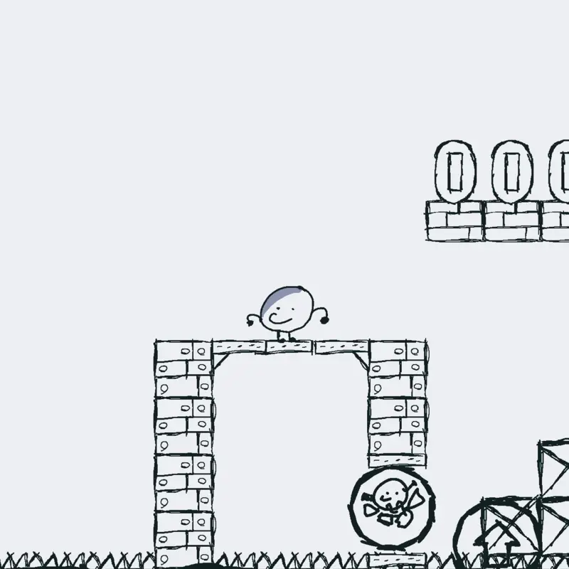 Doodle platformer (small level) by @FireBoi67