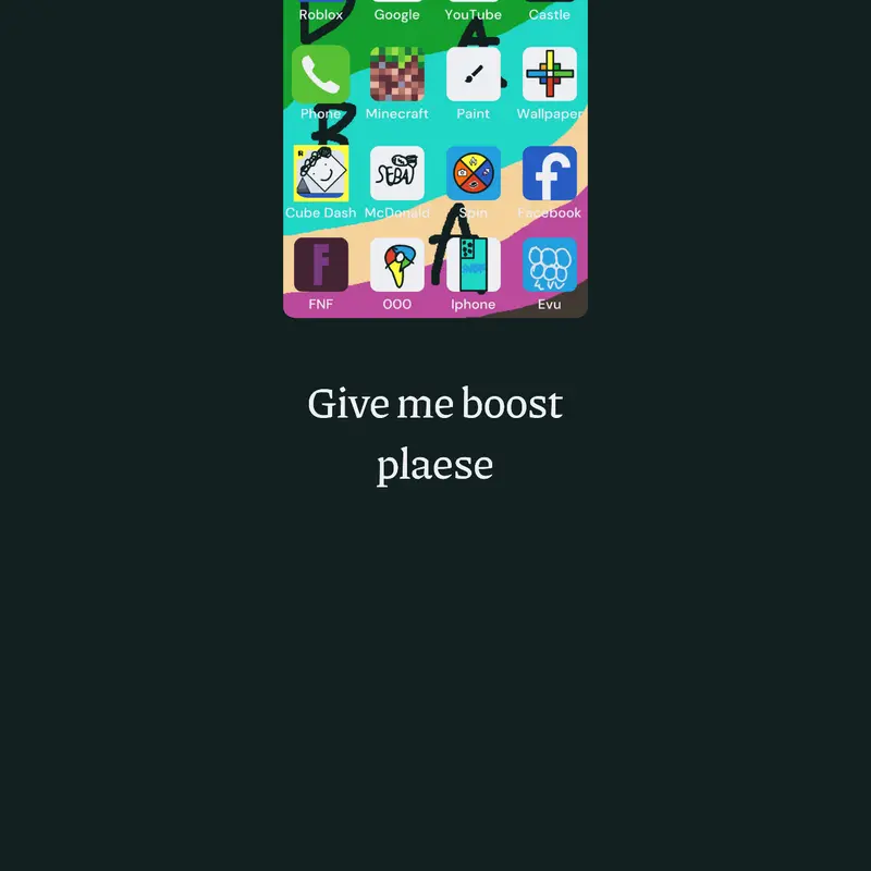 Boost by @Greenvile