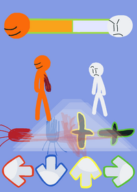 Orange and the red lord vs white
