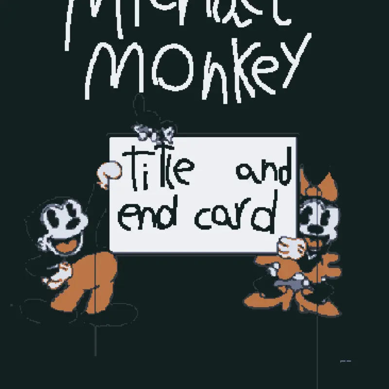 Michael Monkey start card and end card by @PILAMBIA_STUDIOS