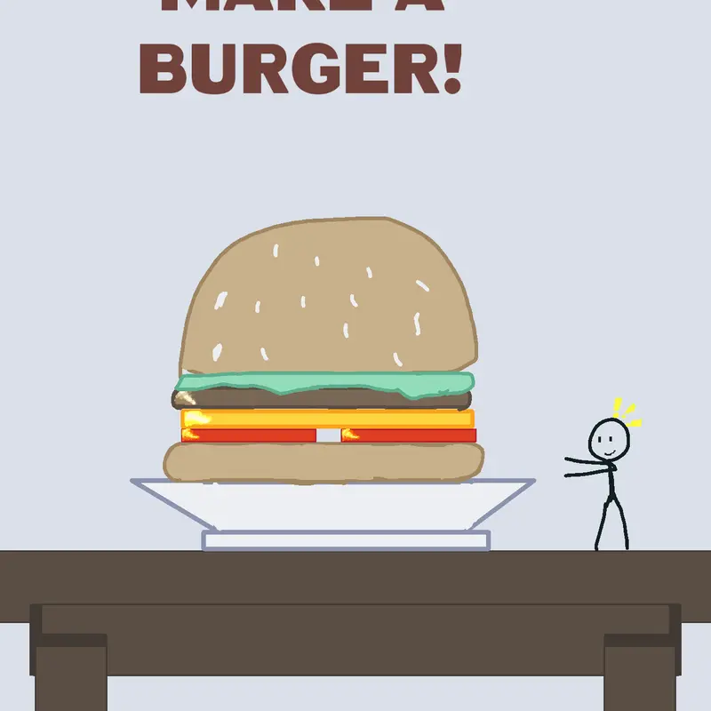 Make a burger! by @Lil_peguin
