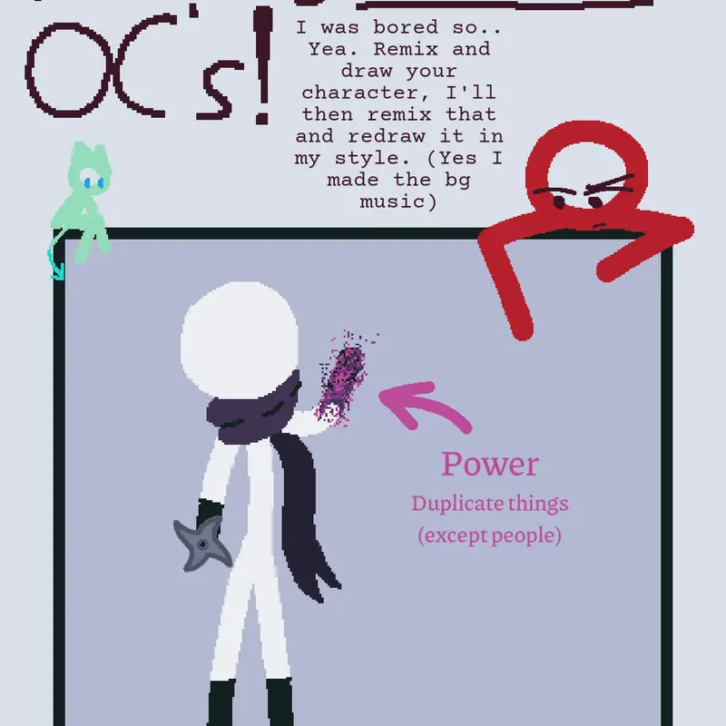 My oc "The Ninja" by @TH3_N1NJ4