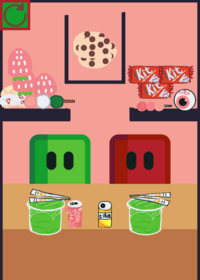 Green & red feed