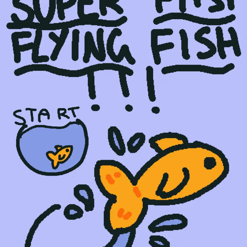 Be a super fast flying fish by @cas14