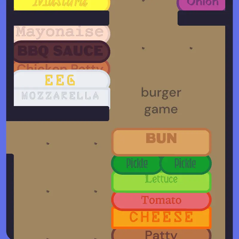burger game by @The_Cool_Penguin