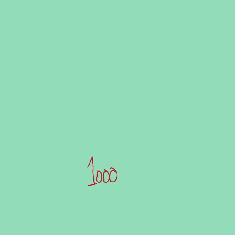 1000 by @Coal09