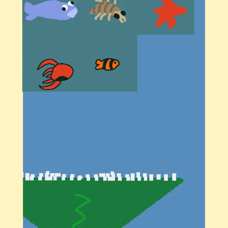 Fish vs worm by @gorgoji_5688