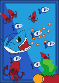 hungry shark