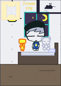 Tornado ping! (My oc) He was just tired