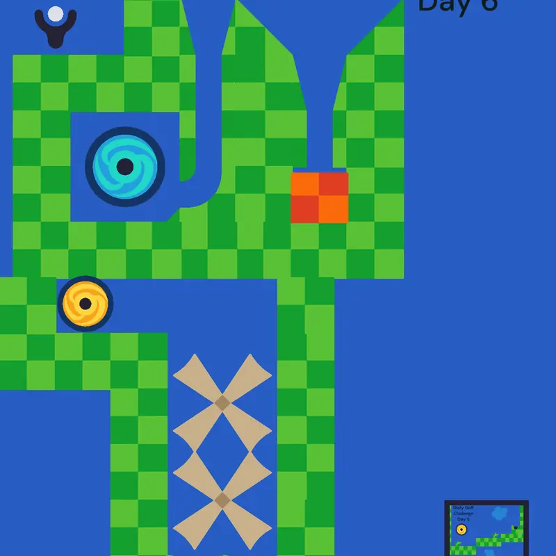 Daily Golf Chalenge Day 6 by @Hinlord123