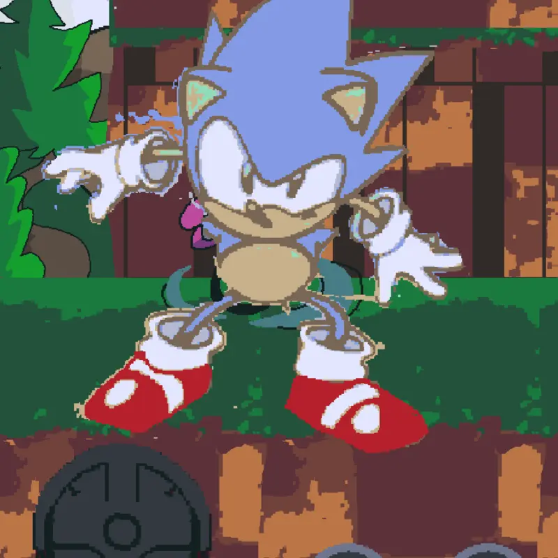 sonic cd by @LilianaMorales