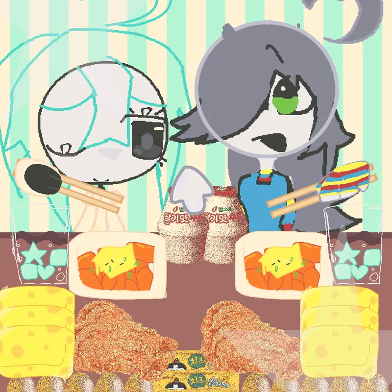 Mukbang yay :D by @Mely_263