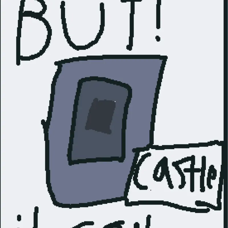 Roblox in castle by @Strawberrie_Alt