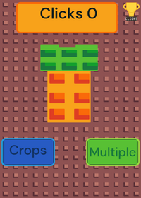 Click on a grow a garden plant!