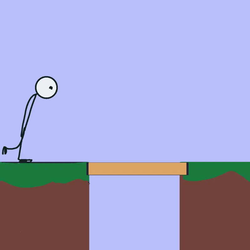 Stickman animation by @fishintheponds