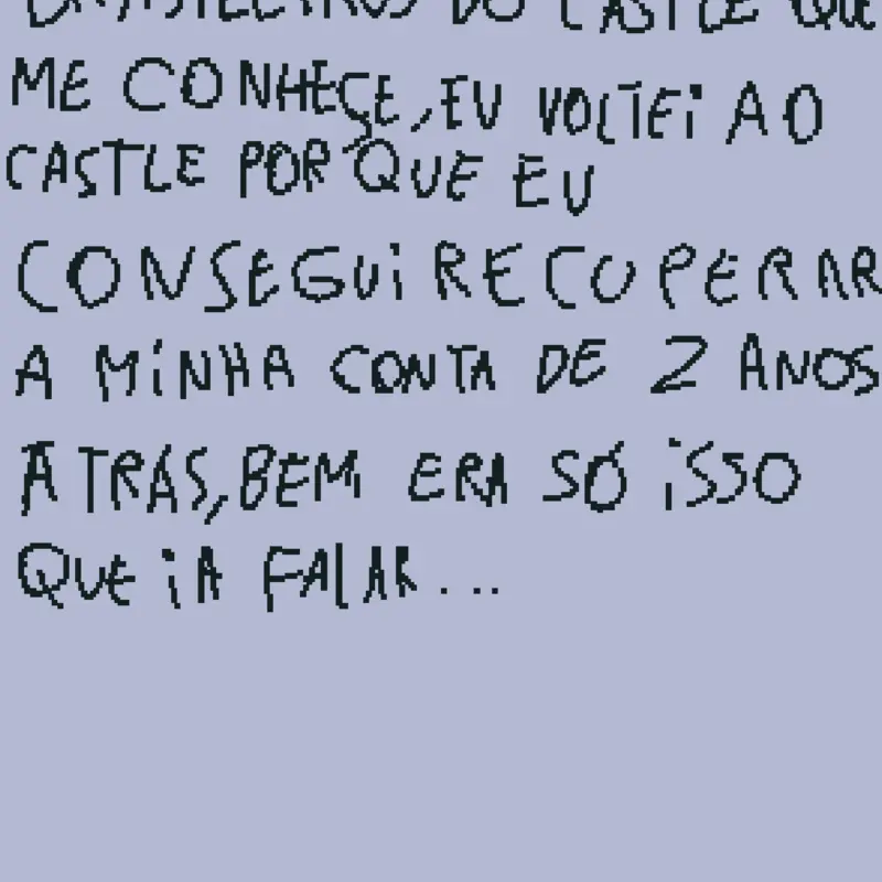 Eu consegui recuperar essa conta minha by @Leitoaatoa