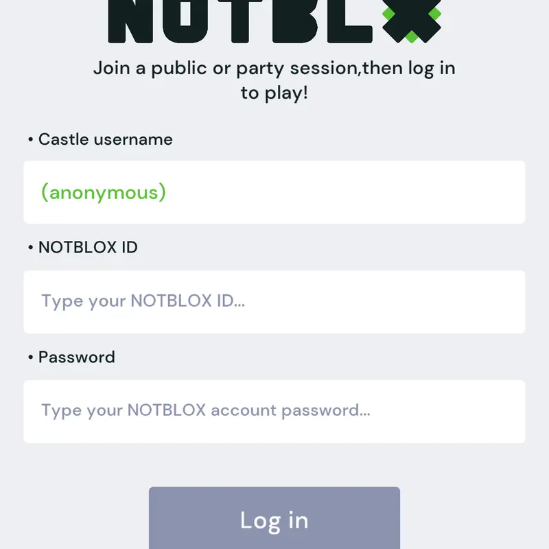 Game by @NOTBLOX