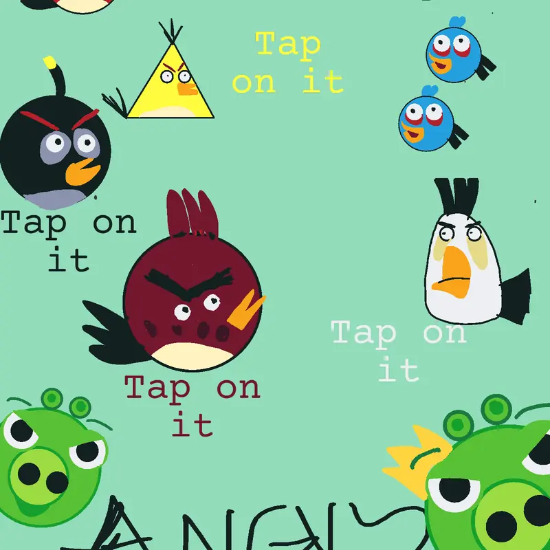 Angry birds slingshot game by @Noyan789