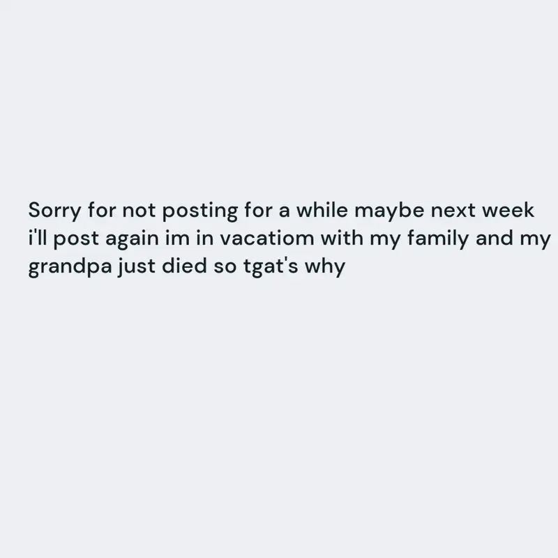 Apology by @Kyleisthebest