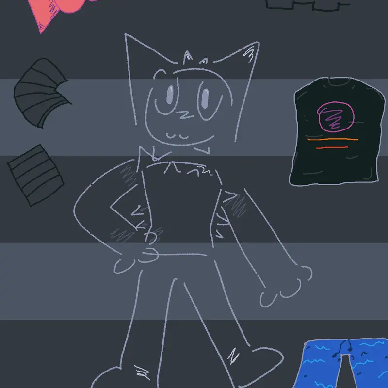 Dressup puzzle game with my ocs! by @TheRealNecrotomigaud