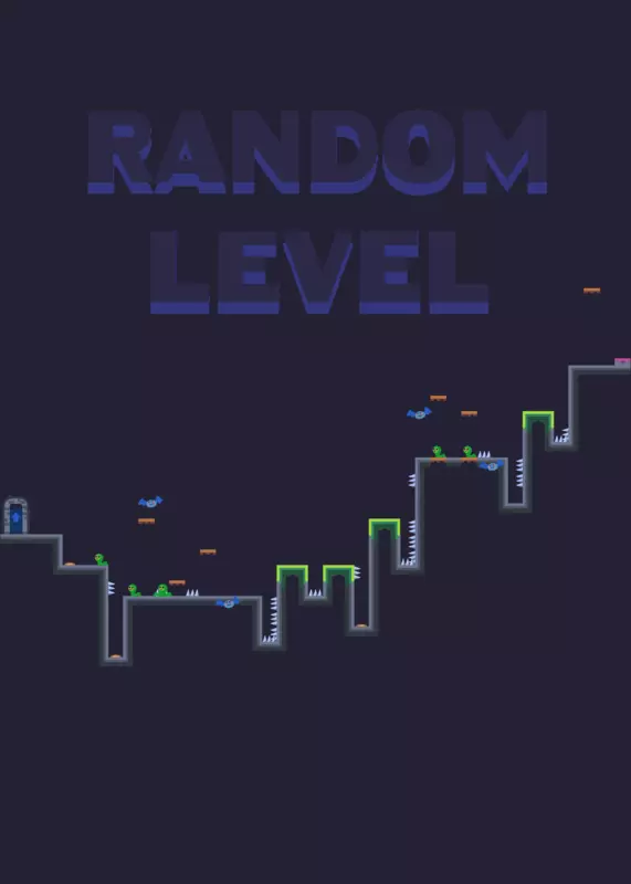 Procedural platformer level generator by @Equinoxe