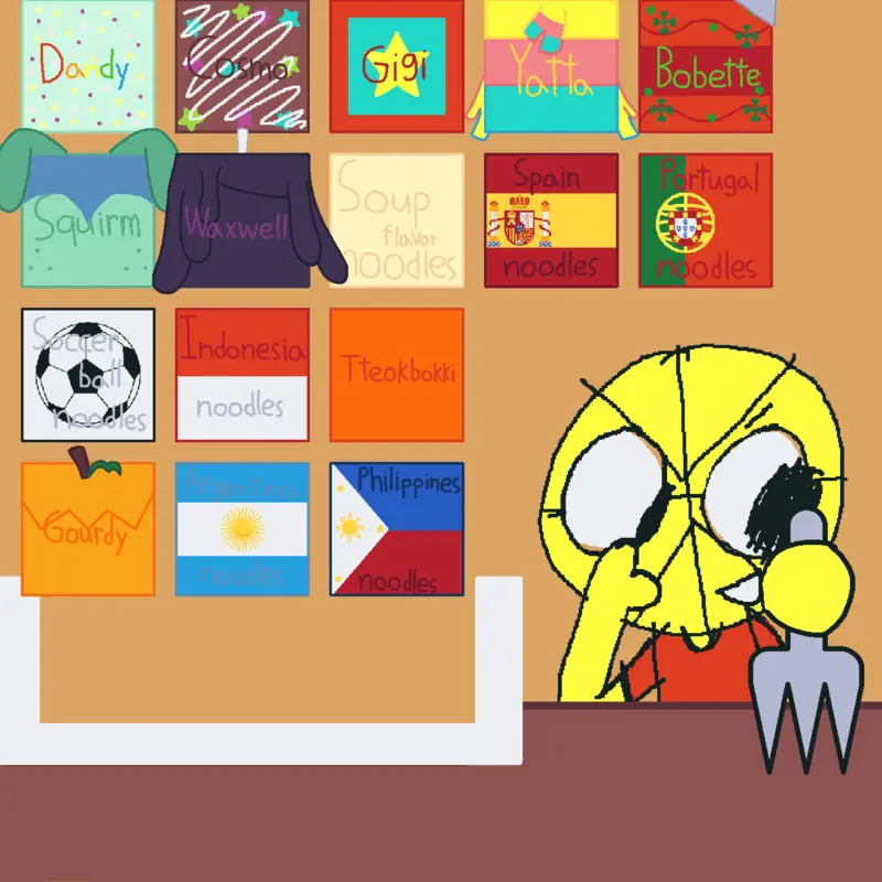 Changed's mukbang game about noodles! by @Waxwells_Rerants