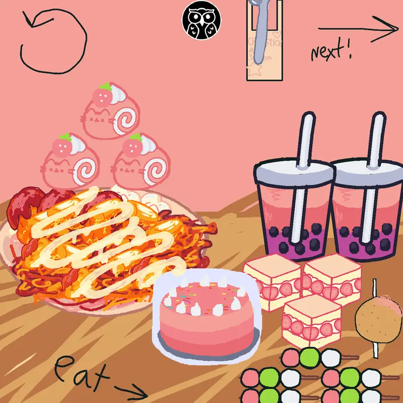 Mukbang game by @boopysyiiki