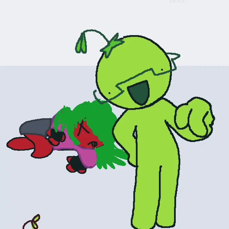 I joined this(sorry my art sucks) by @NEZUKOCHAN43