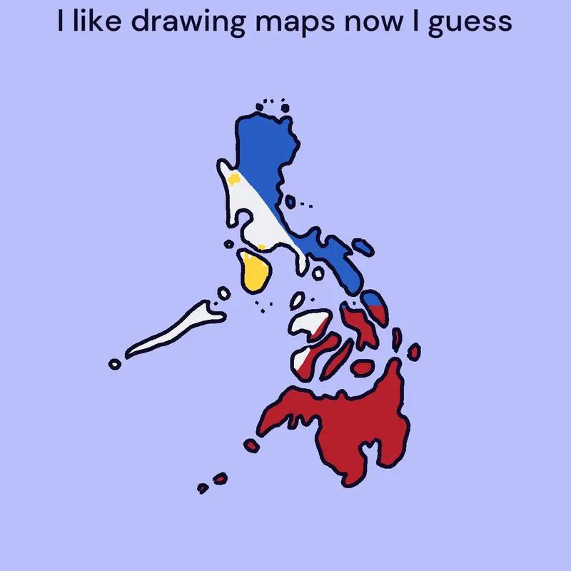 I like drawing maps now I guess by @KobeMakesDecks