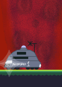 Monster 1 and Juggernaut vs Mutant tornado