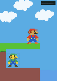 ending kit but Mario!