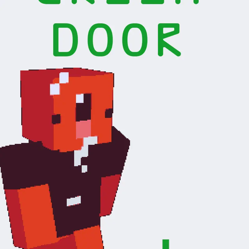 Green door by @myphoneisdead