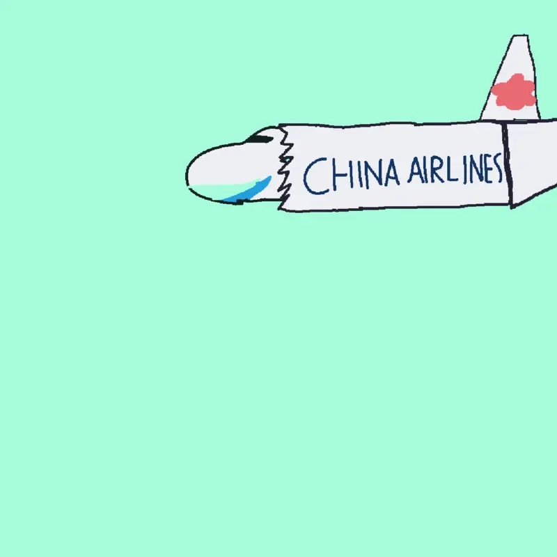 China Airlines Flight 611 by @GrissellaAprilia
