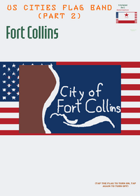 Flag band US city (part 2) Fort Collins
