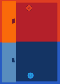 Red vs blue